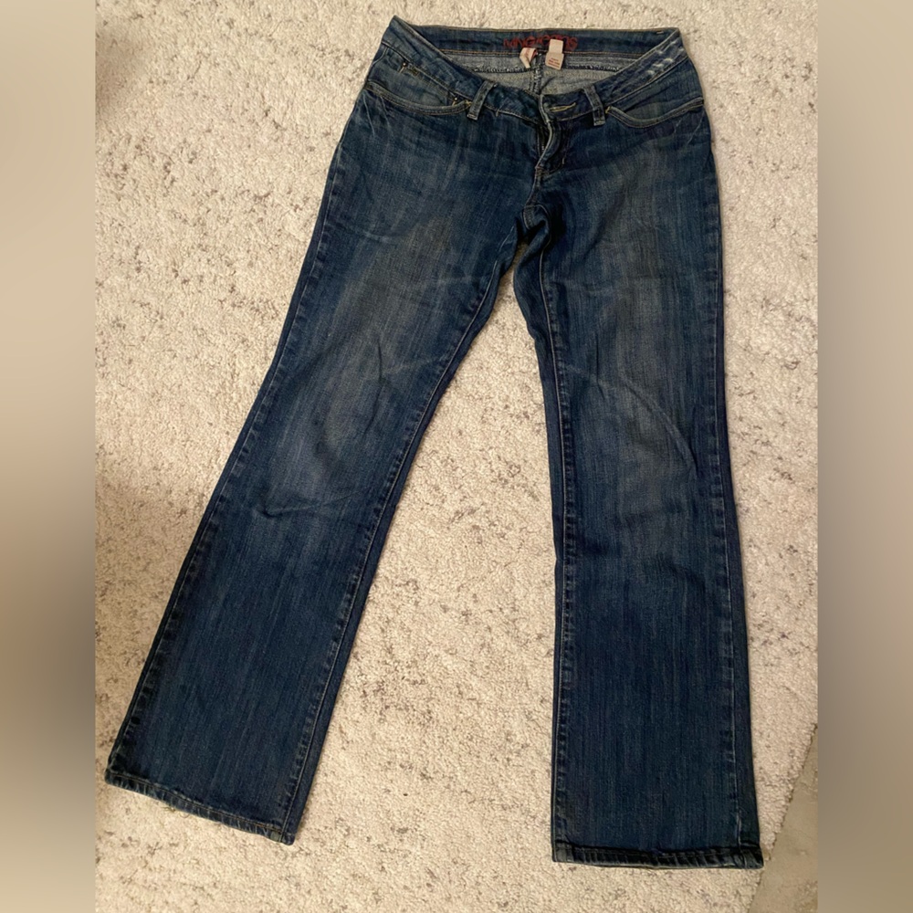 Vintage Mango low rise, wide leg jeans